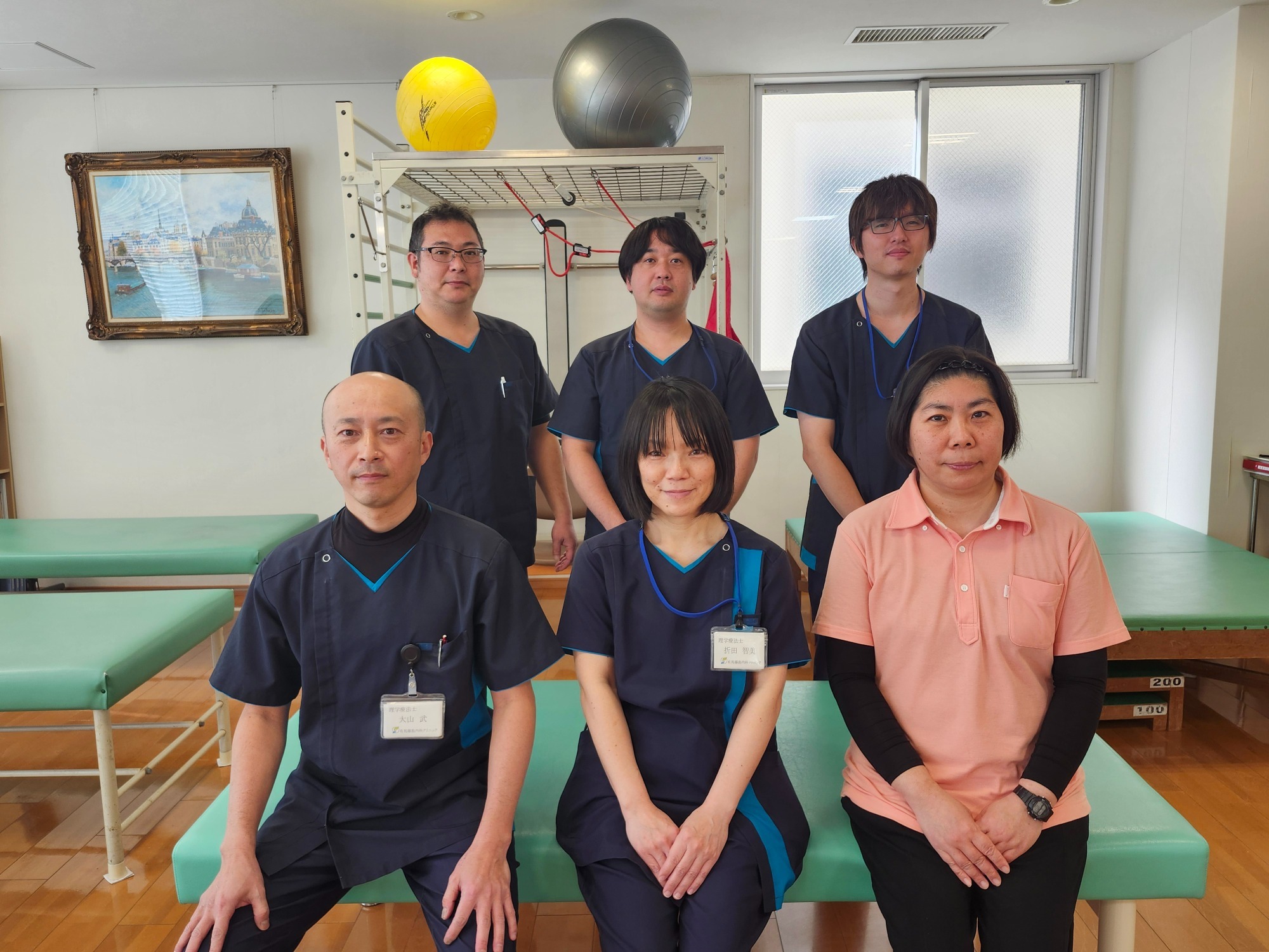 理学療法士4名・助手1名